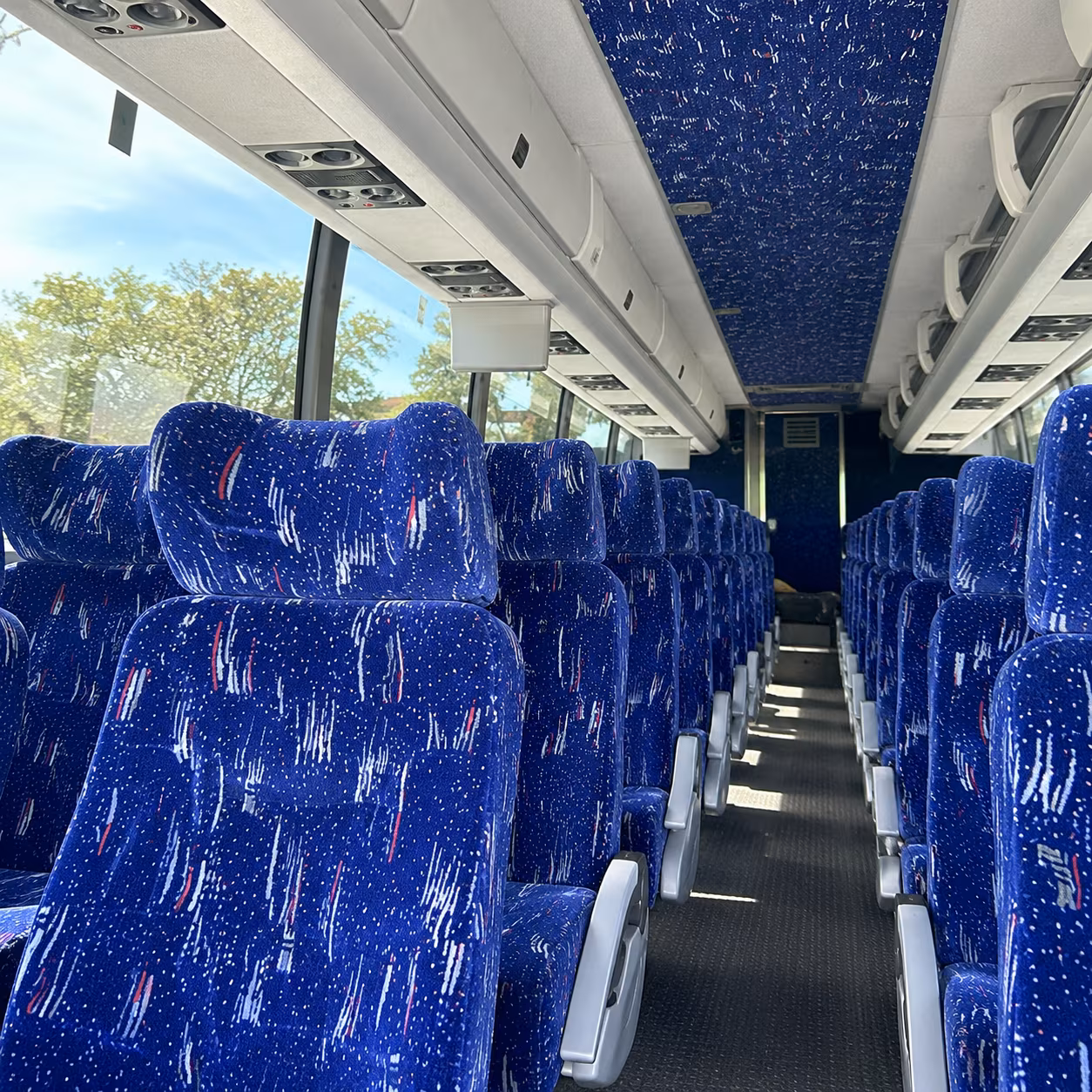 league city charter bus inside