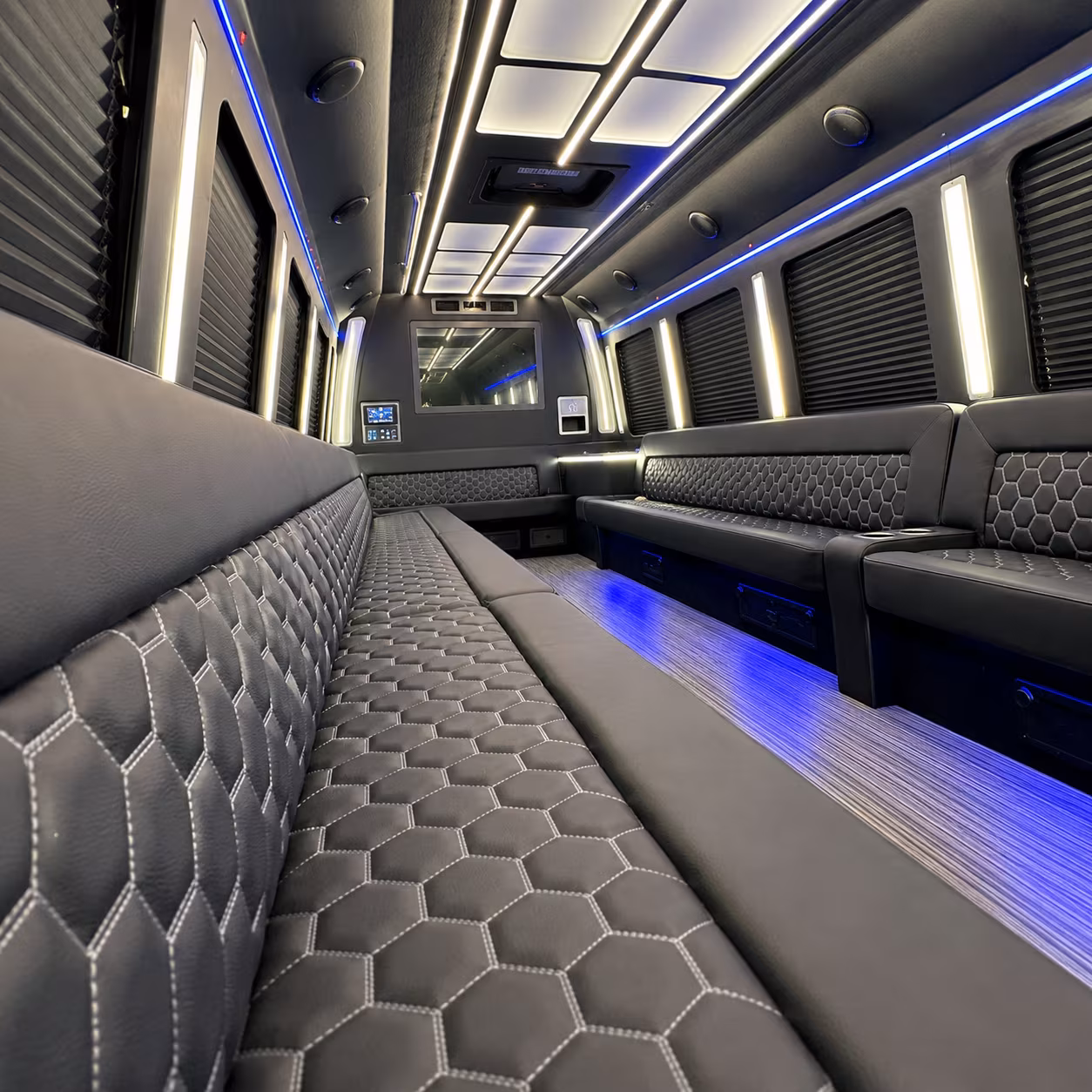 league city party bus inside