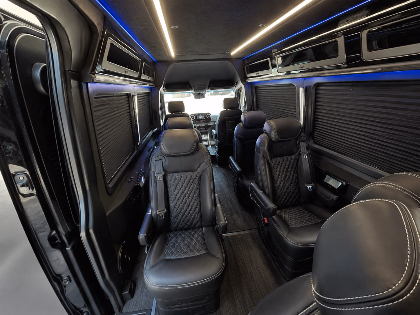 league city sprinter van with driver inside